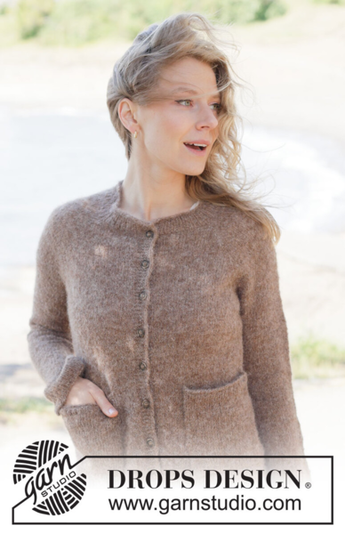 262-25 Forest Pocket Cardigan by DROPS Design