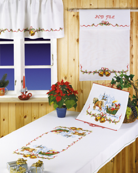 Kit de Broderie Roseau dans le Paysage 230 x 140 cm