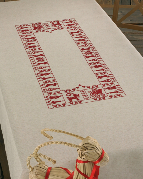 Kit de Broderie Ambiance de Noël 140 x 220 cm