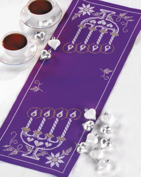 Kit de broderie Chandelier 26 x 72 cm