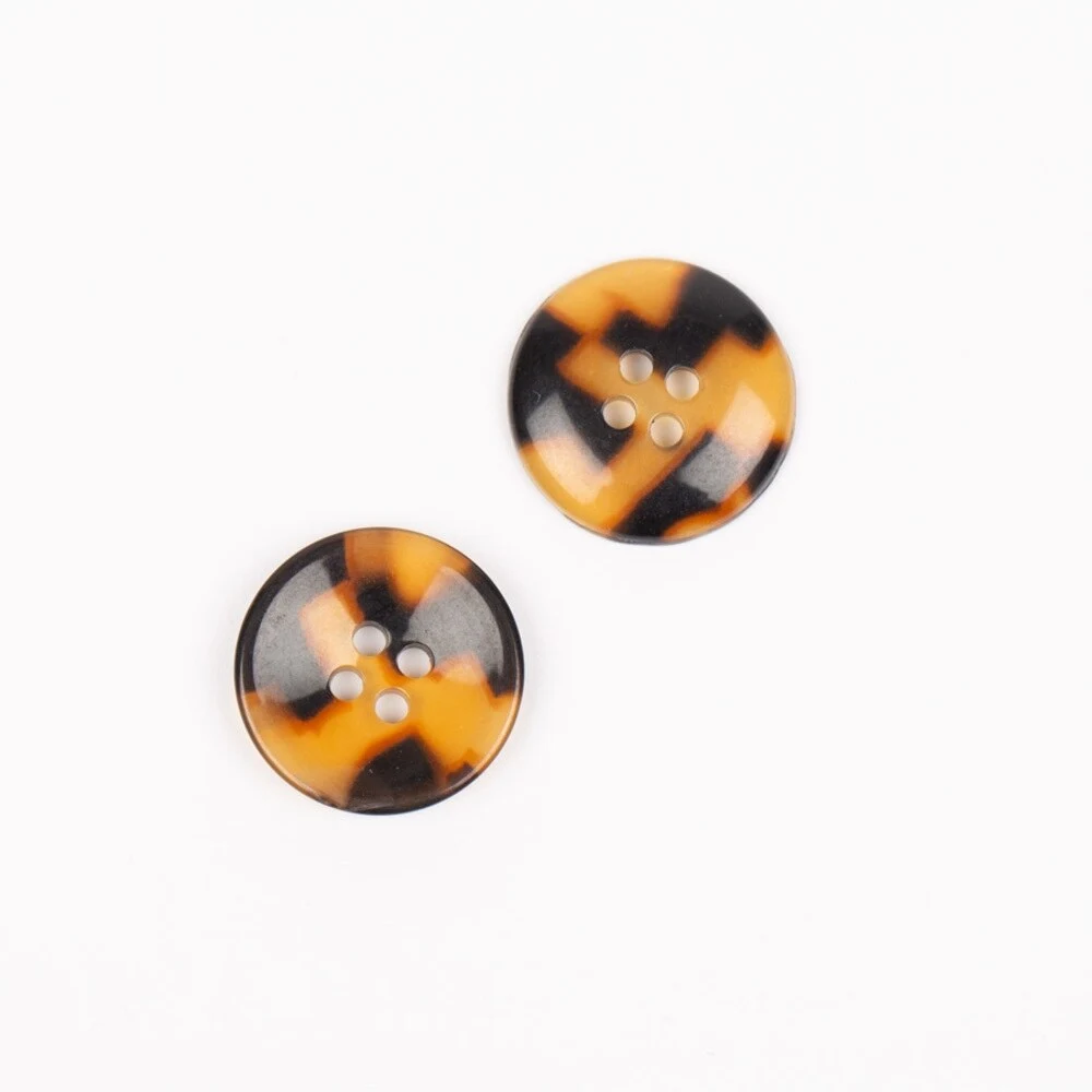 Lot De Boutons Anciens En Mercerie - Style Caramel - Fabriqués En France