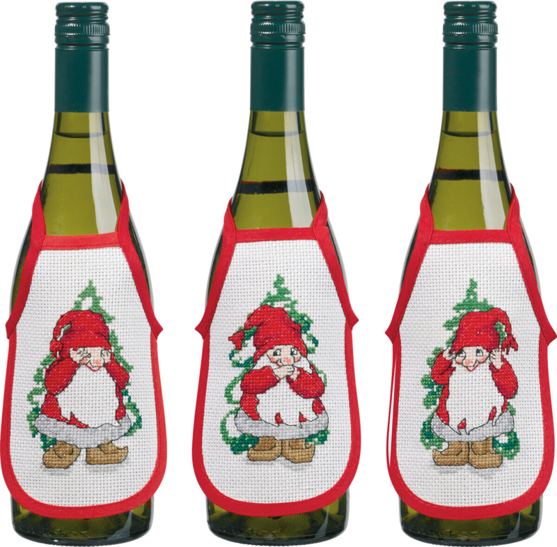 Kit de Broderie Trois Lutins 3 pièces 10 x 15 cm