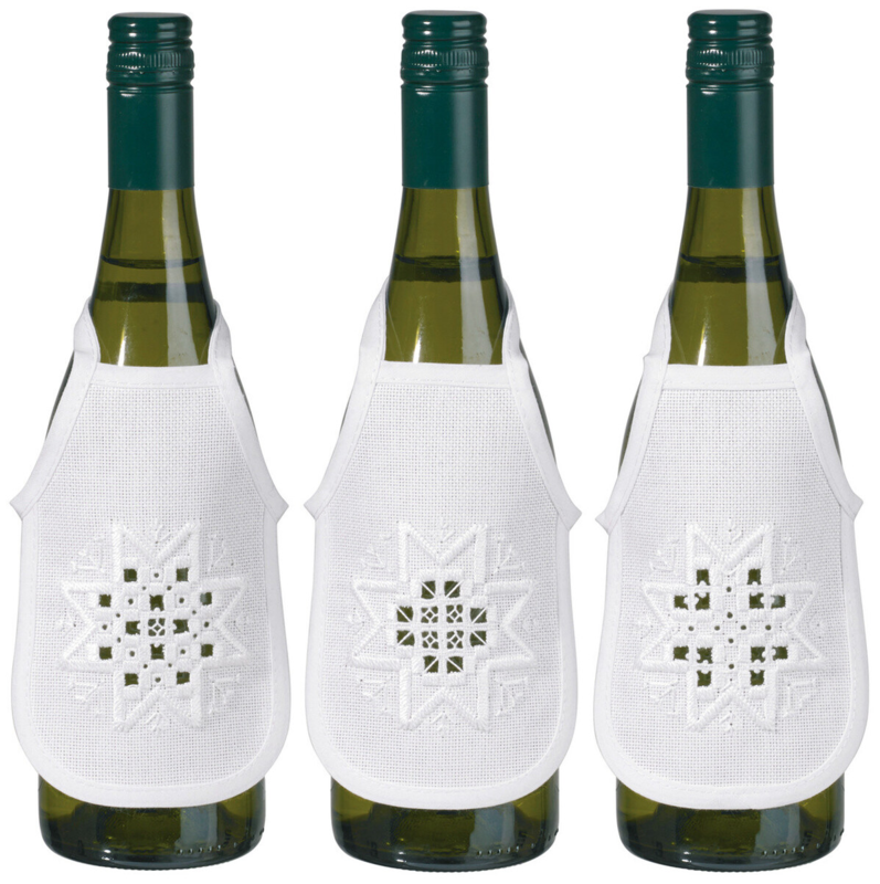 Kit de broderie Hardanger étoile 3 pièces 10 x 15 cm