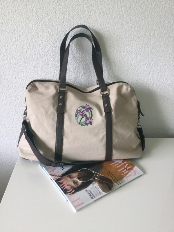 Kit de Broderie Fleurs lilas 7 x 9 cm