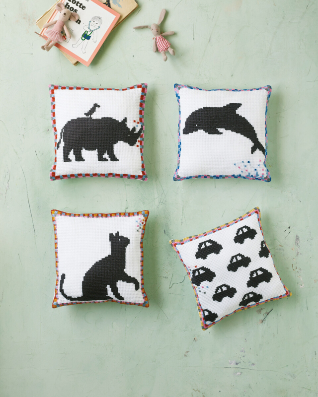 Kit de Broderie Voitures 27 x 27 cm