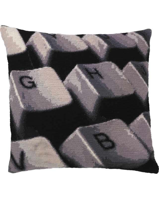Kit de Broderie Clavier 38 x 39 cm