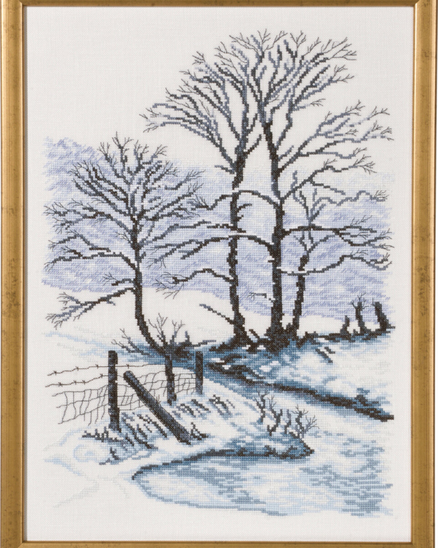 Kit de Broderie Hiver R5350 34 x 47 cm