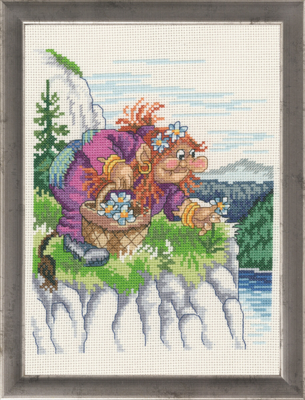 Kit de Broderie Maman Troll R5365 21 x 29 cm