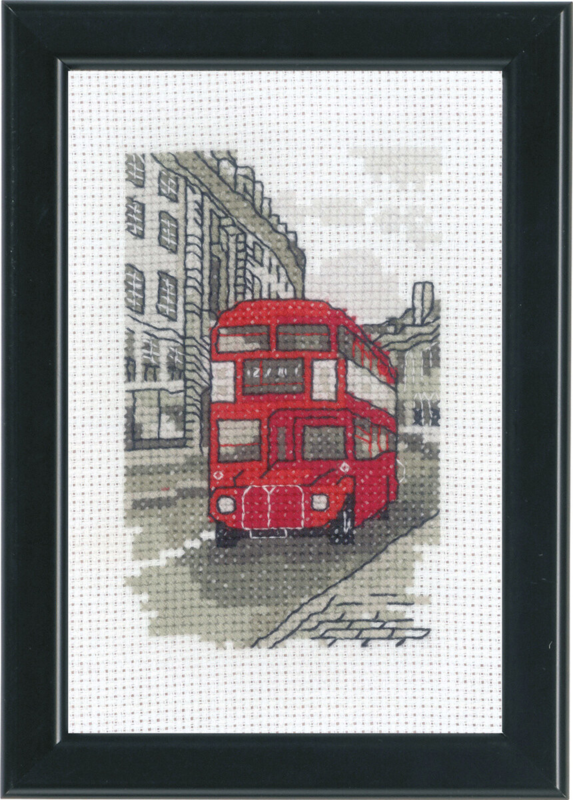 Kit de broderie Londres 10 x 15 cm