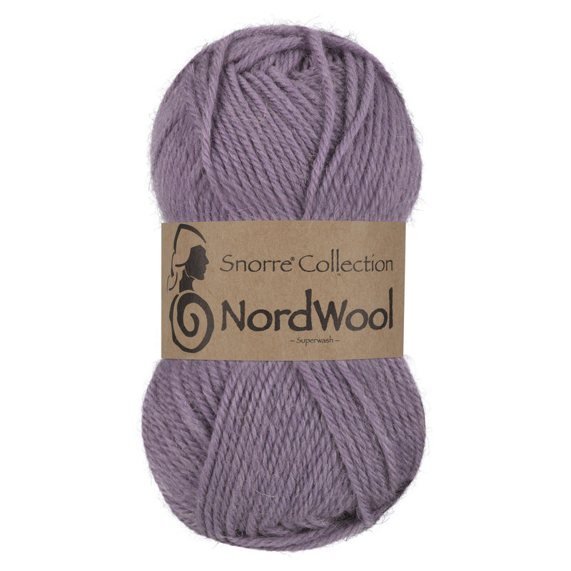 Viking Snorre NordWool 168 Lilas foncé