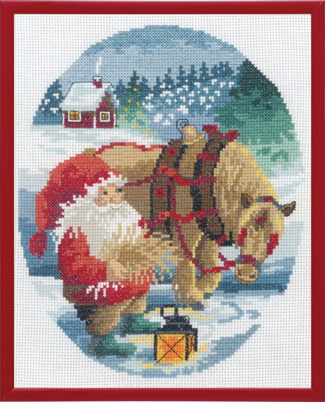 Kit de broderie Lutin & cheval R5798 20 x 25 cm