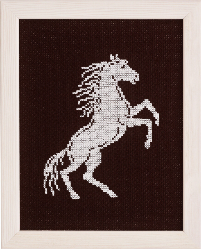 Kit de broderie Chevaux cabrés 5381 17 x 22 cm