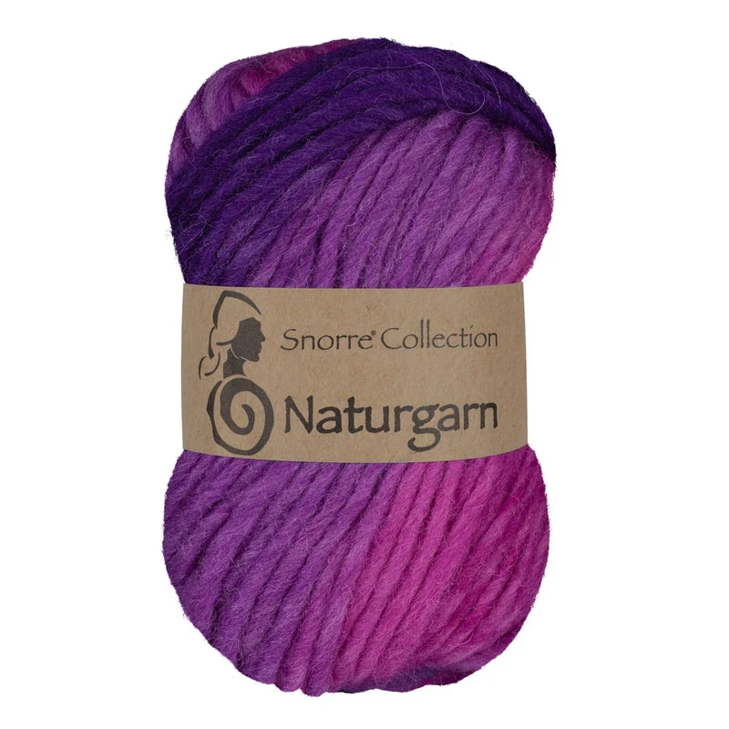 Viking Snorre Naturgarn 669 Multi rose/violet