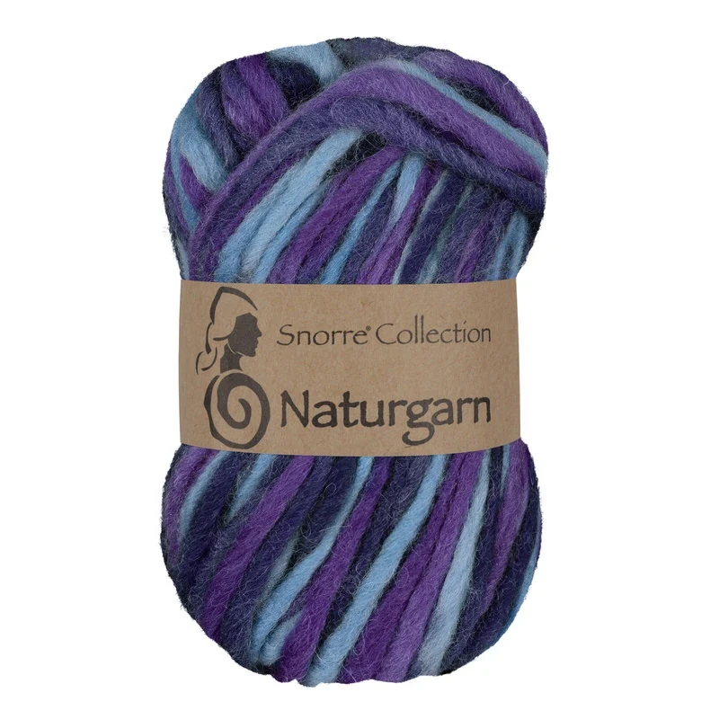 Viking Snorre Naturgarn 670 Multi violet/turquoise