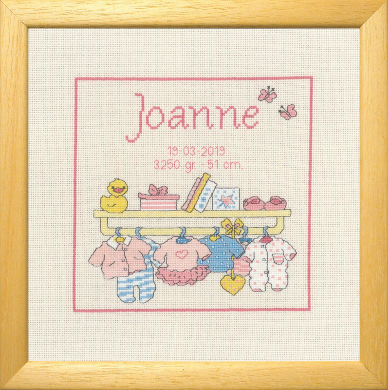 Kit de broderie Bobbi Joanne 22 x 22 cm