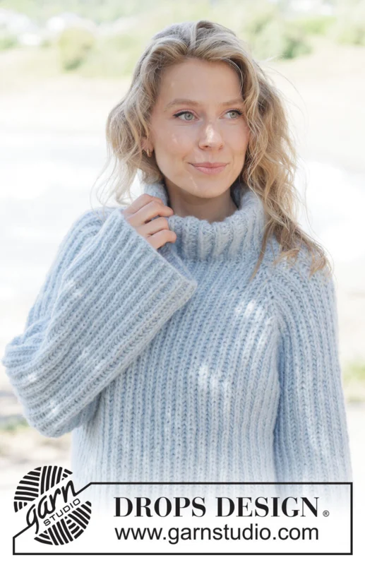 263-17 Sky Ridge Sweater by DROPS Design