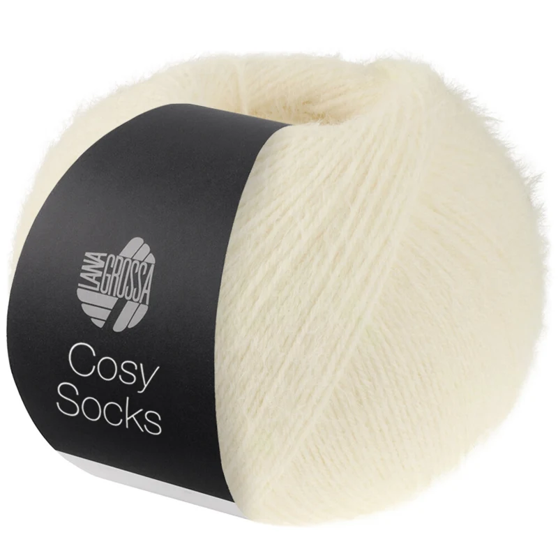 Lana Grossa Cosy Socks 10 Blanc