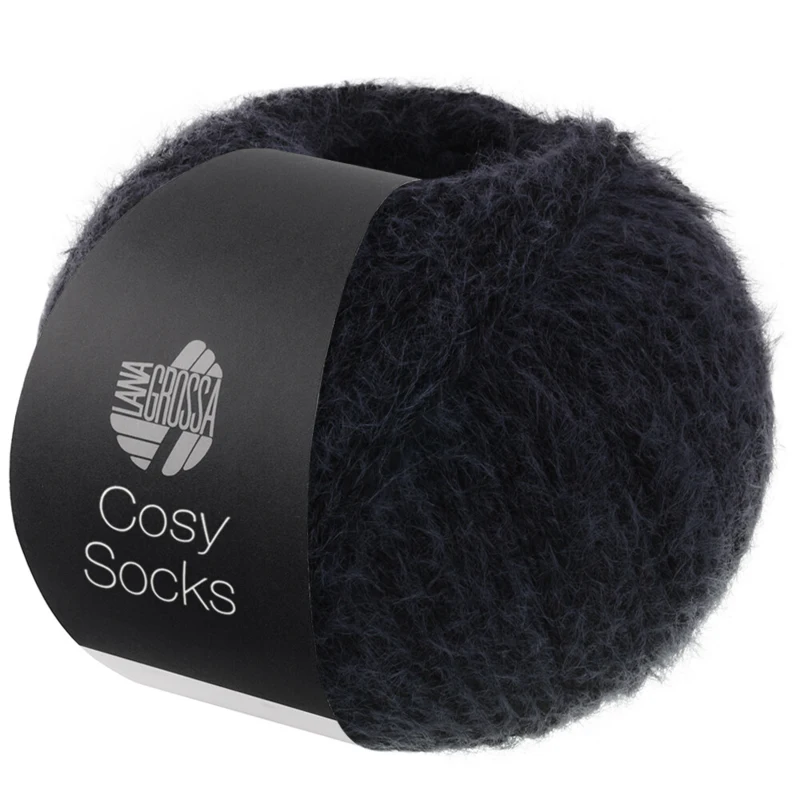 Lana Grossa Cosy Socks 18 Noir