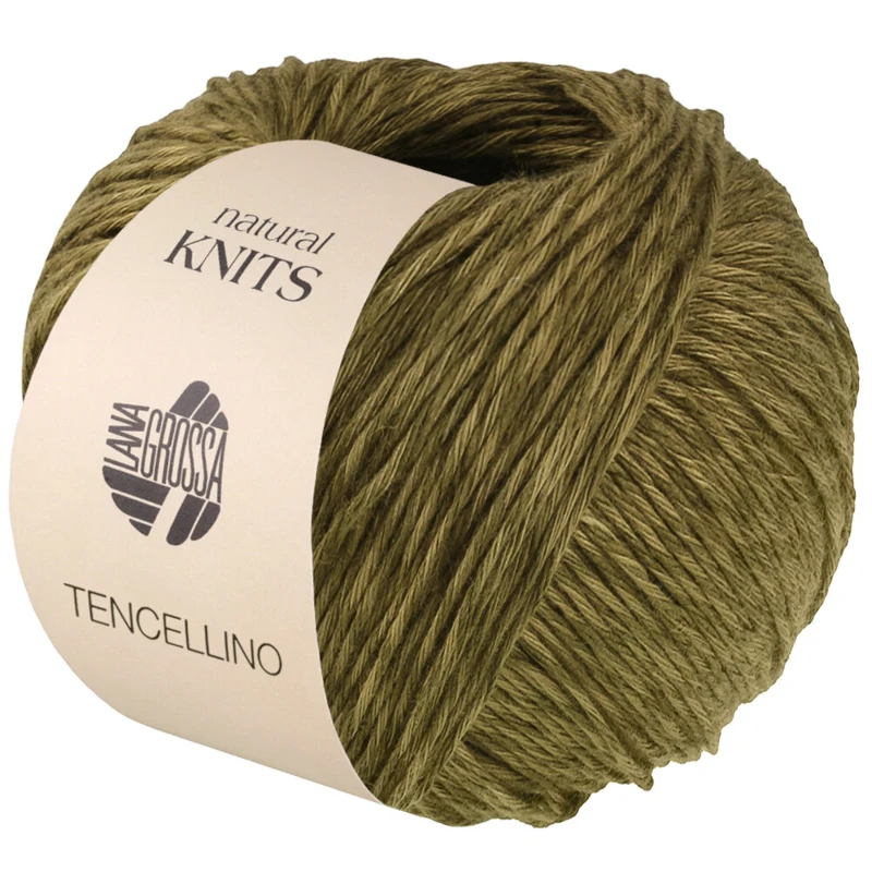 Lana Grossa Tencellino 07 Olive foncé