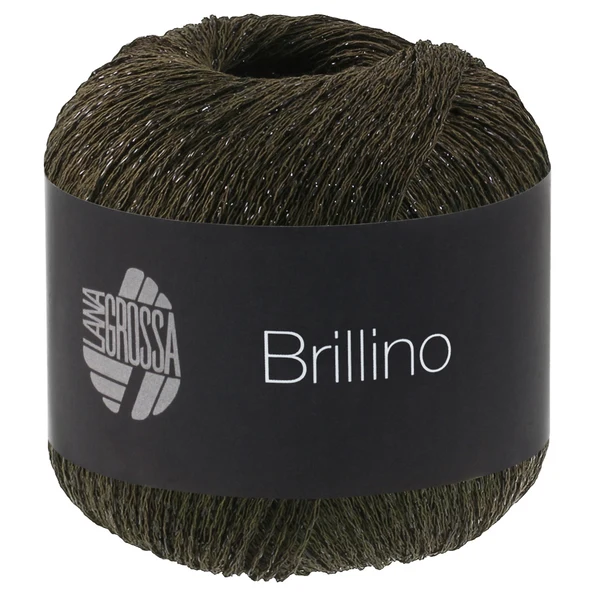 Lana Grossa Brillino 52 Noir/Brun