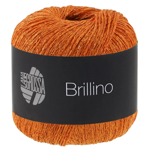 Lana Grossa Brillino 46 Orange brun