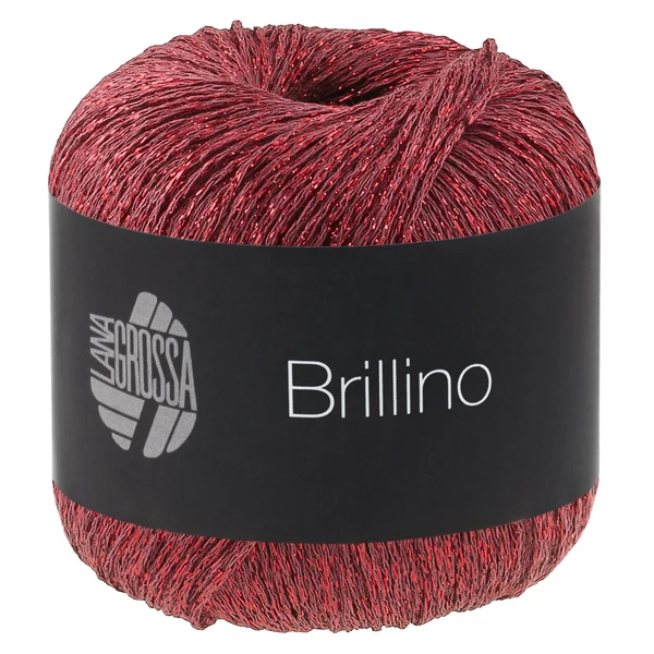 Lana Grossa Brillino 49 Rouge foncé
