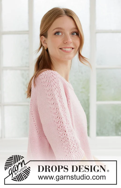 267-16 Elodie Lace Cardigan by DROPS Design