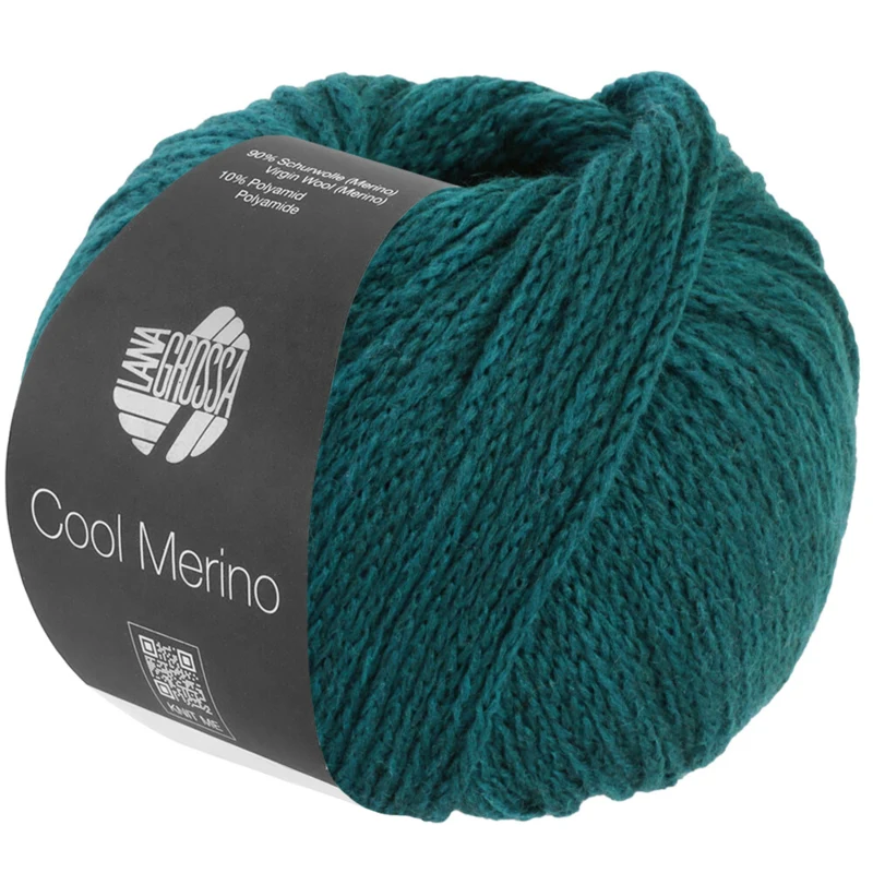 Lana Grossa Cool Merino 45 Bleu pétrole