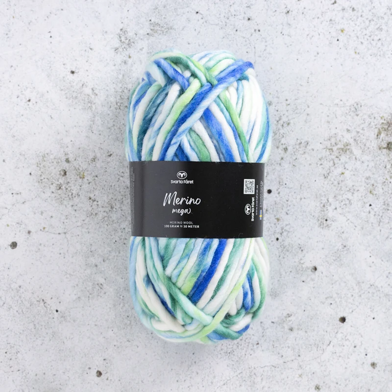 Svarta Fåret Merino Mega 04 Lagon bleu