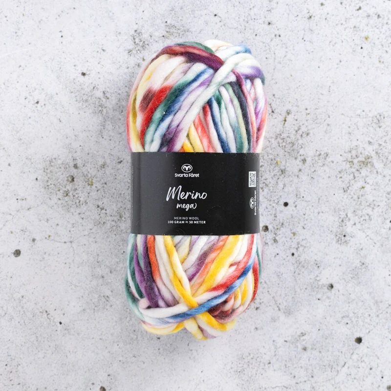 Svarta Fåret Merino Mega 10 Arc-en-ciel sombre