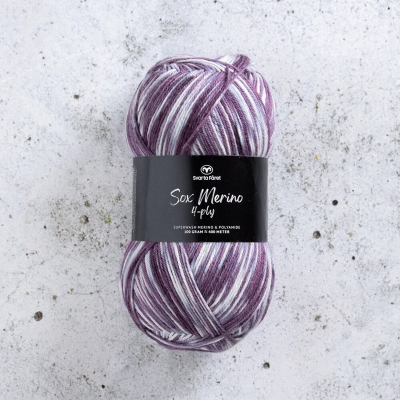 Svarta Fåret Sox Merino 4 ply 12 Écran statique