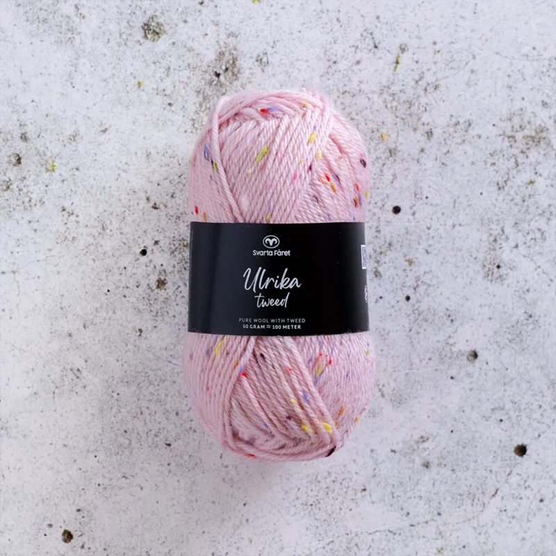 Svarta Fåret Ulrika Tweed 03 Sel rose