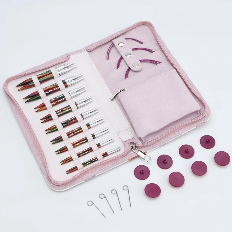 KnitPro Symfonie 2 Ensemble d'Aiguilles Circulaires Interchangeables, Special Deluxe, 10 cm