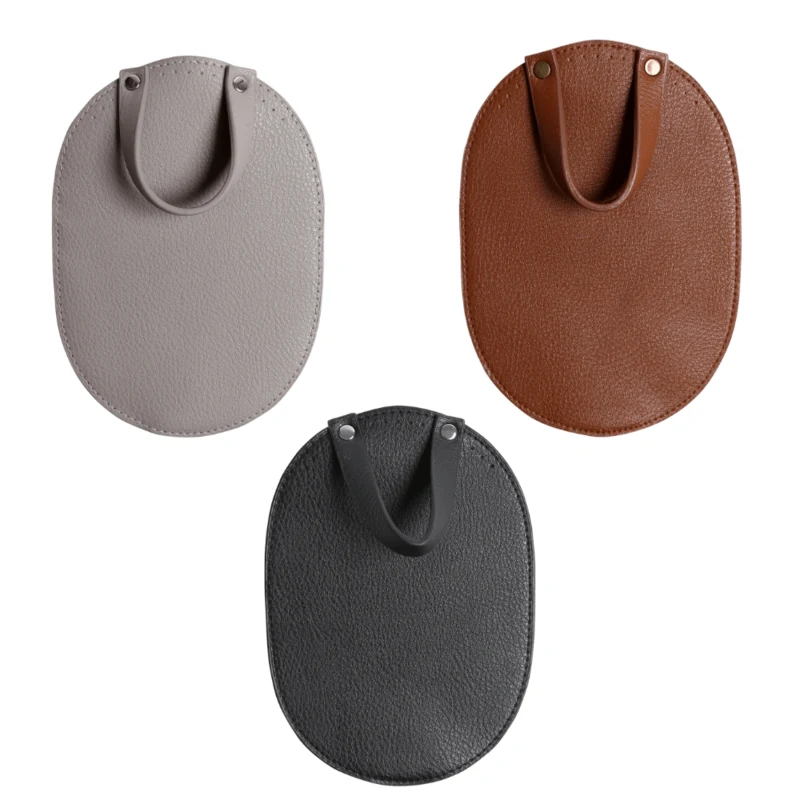 Go Handmade Rabat de Sac: Face avant 12.5 x 18.5 et 14.5 x 20.5 cm: Beige/Argent, Noir/Argent et Marron/Bronze