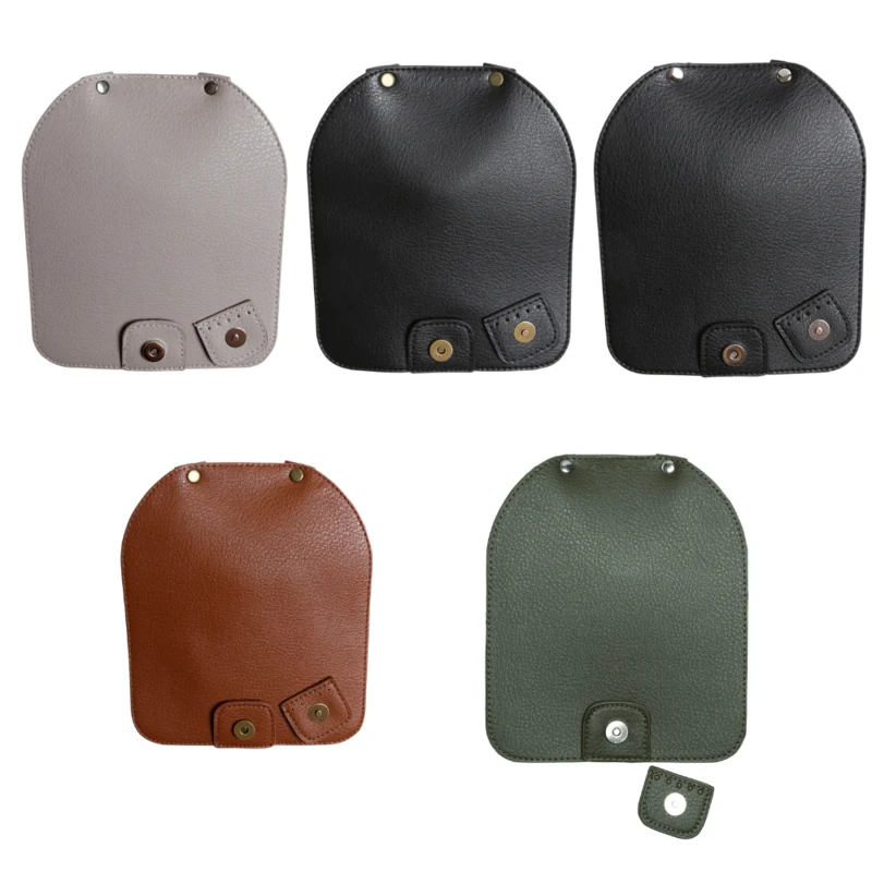 Go Handmade Rabat de Sac: Face arrière 16 x 19 cm: Beige/Argent, Noir/Bronze, Noir/Argent, Marron/Bronze et Vert/Argent