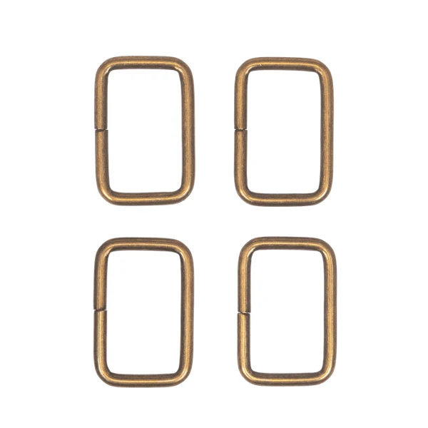 Go Handmade Anneau Carré Bronze