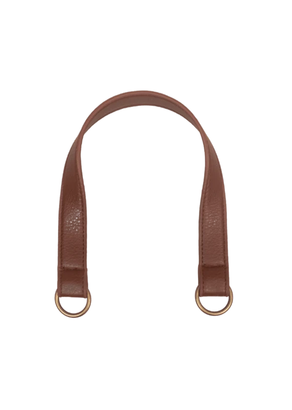 Go Handmade Anse de sac avec anneau en O: Marron/bronze