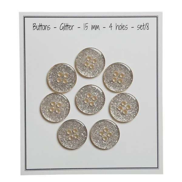 Go Handmade Boutons Pailletés Or