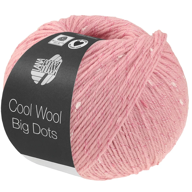 Lana Grossa Cool Wool Big Dots 106 Rose
