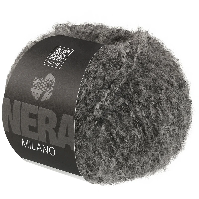 Lana Grossa Milano 02 Gris foncé chiné