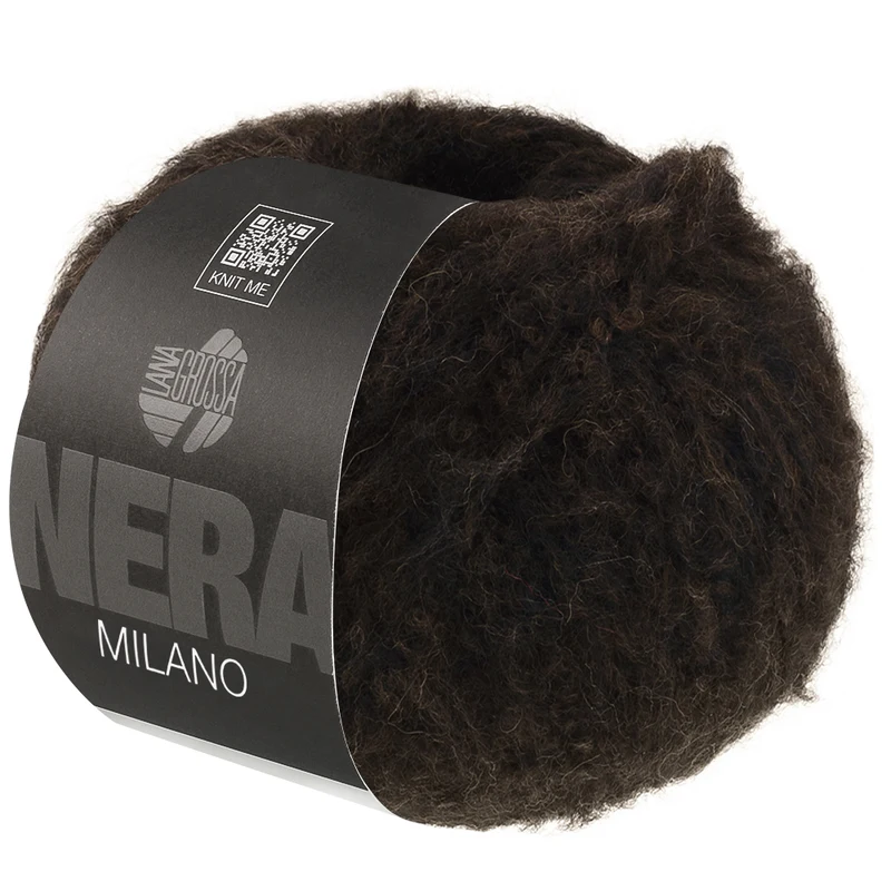 Lana Grossa Milano 04 Brun noir