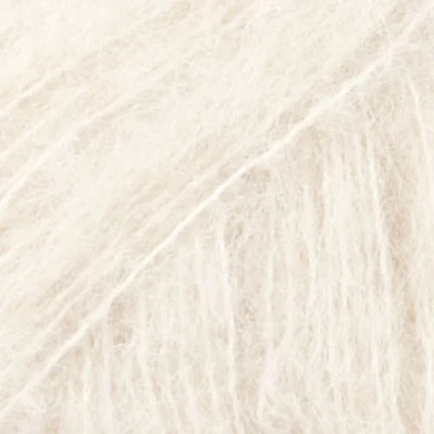 DROPS BRUSHED Alpaca Silk 01 Nature (Uni colour)