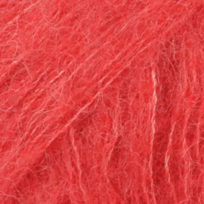 DROPS BRUSHED Alpaca Silk 06 Corail (Uni colour)