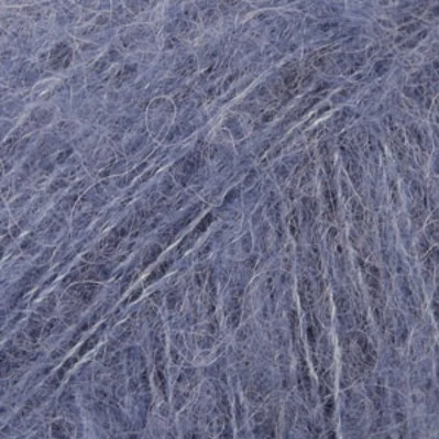 DROPS BRUSHED Alpaca Silk 13 Jean bleu (Uni colour)