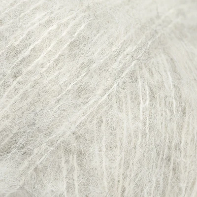 DROPS BRUSHED Alpaca Silk 35 Gris Perle (Uni colour)