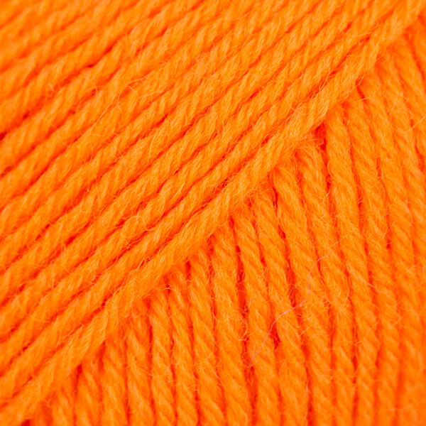 DROPS Fabel Uni Colour 119 Orange électrique