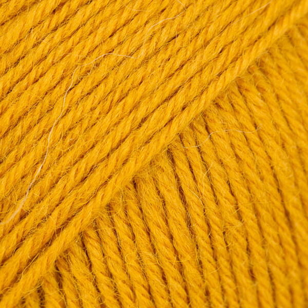 DROPS Fabel Uni Colour 111 Jaune moutarde