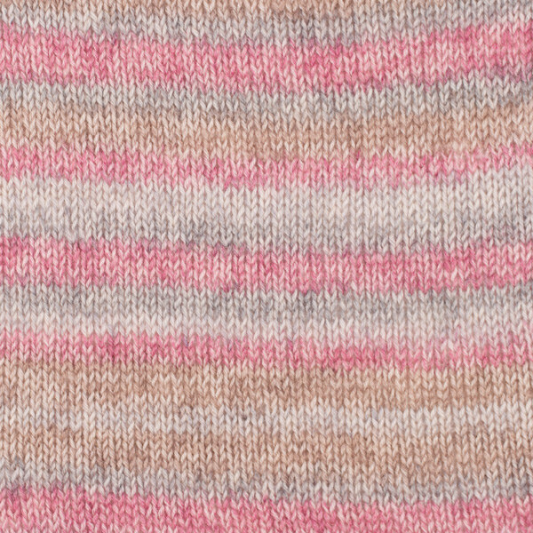 DROPS Fabel Long Print 623 Brouillard rose