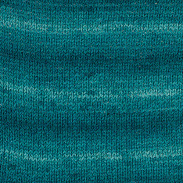 DROPS Fabel Long Print 918 Émeraude