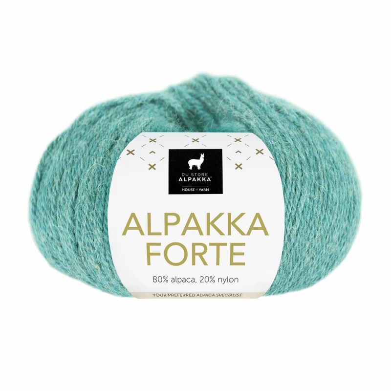 Du Store Alpakka Forte 713 Vert mer clair chiné